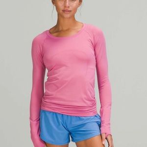 Lululemon Swiftly Tech Long Sleeve Shirt 2.0 Pink Blossom